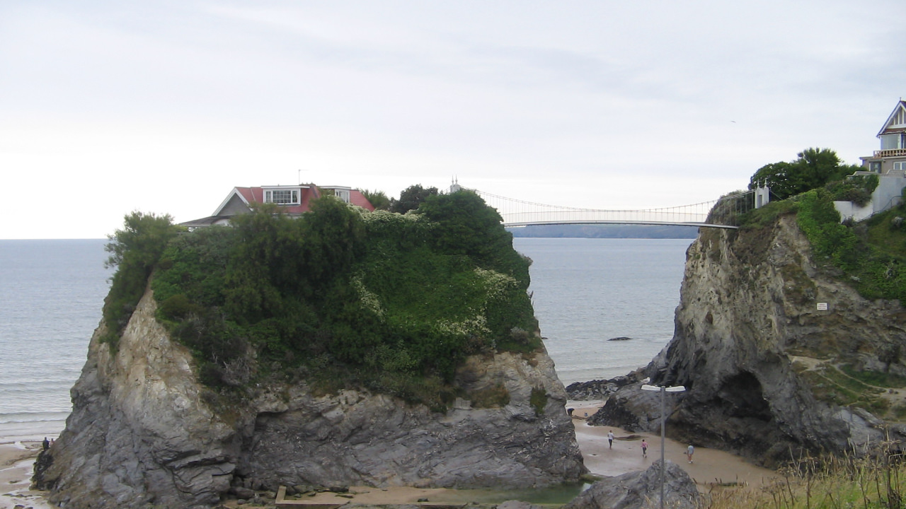 House on a cliff-top