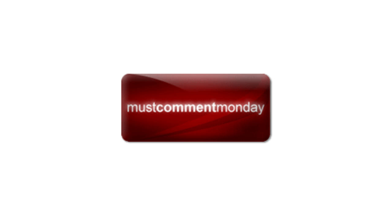 mustcommentmonday badge