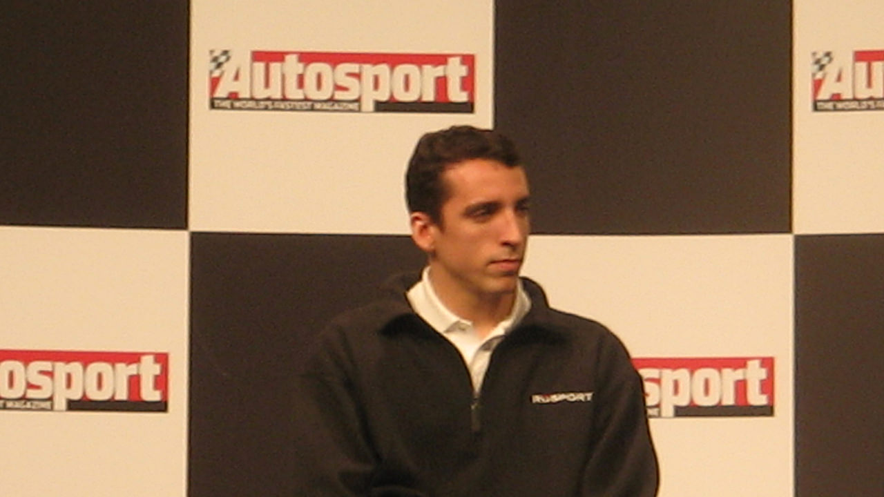 Justin Wilson at Autosport International