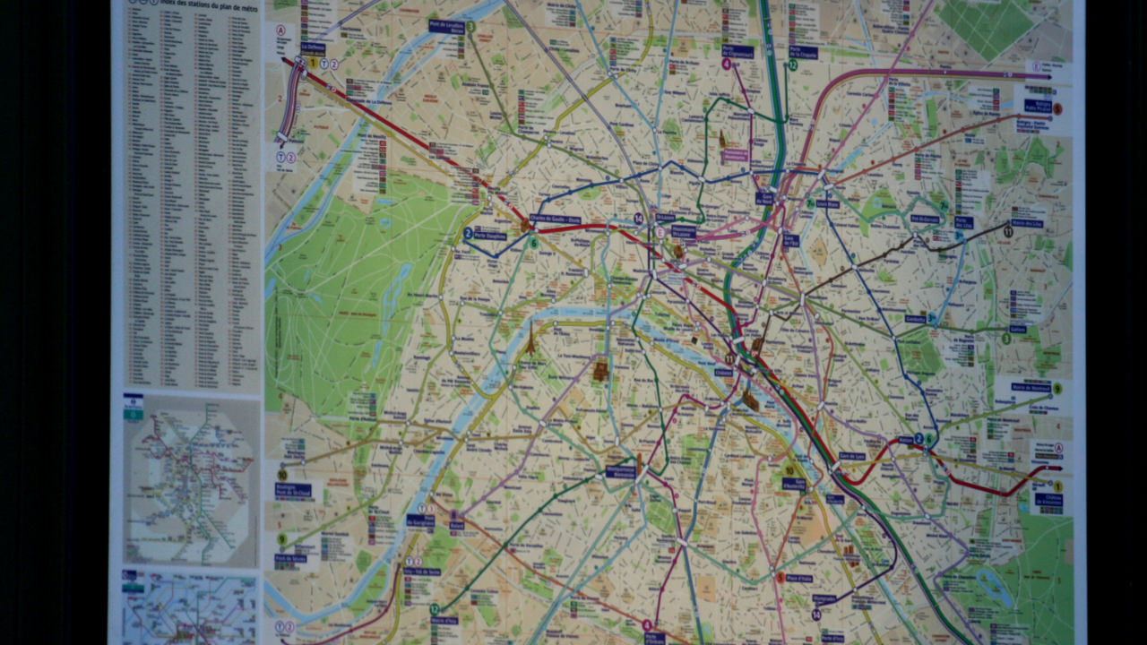 Paris street map