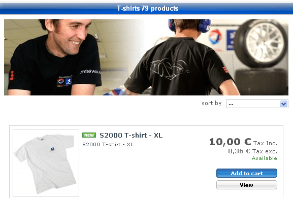 Screenshot of Franck Montagny shop