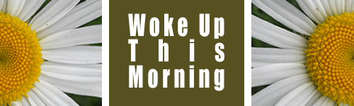 Woke Up This Morning header - Daisy