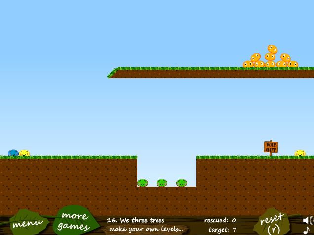 Like lemmings, but different