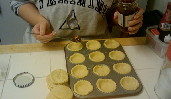 Making mince pies