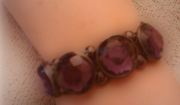 Purple bracelet
