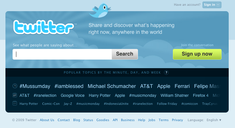 Twitter no longer cares what you're doing