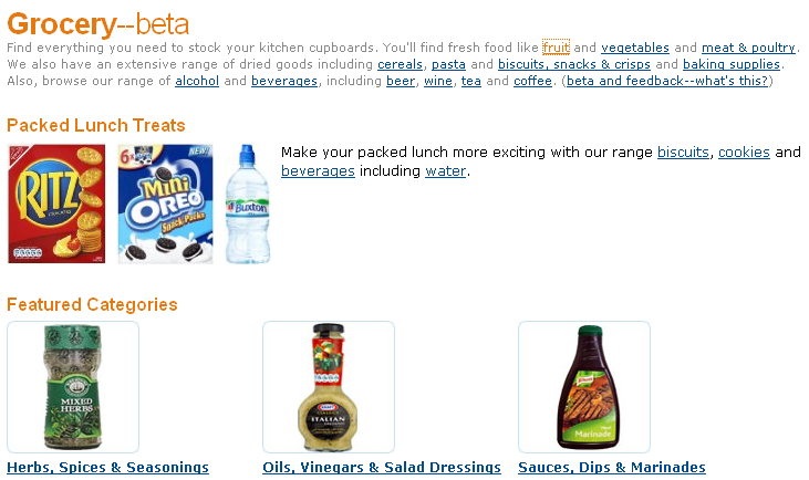 Amazon groceries