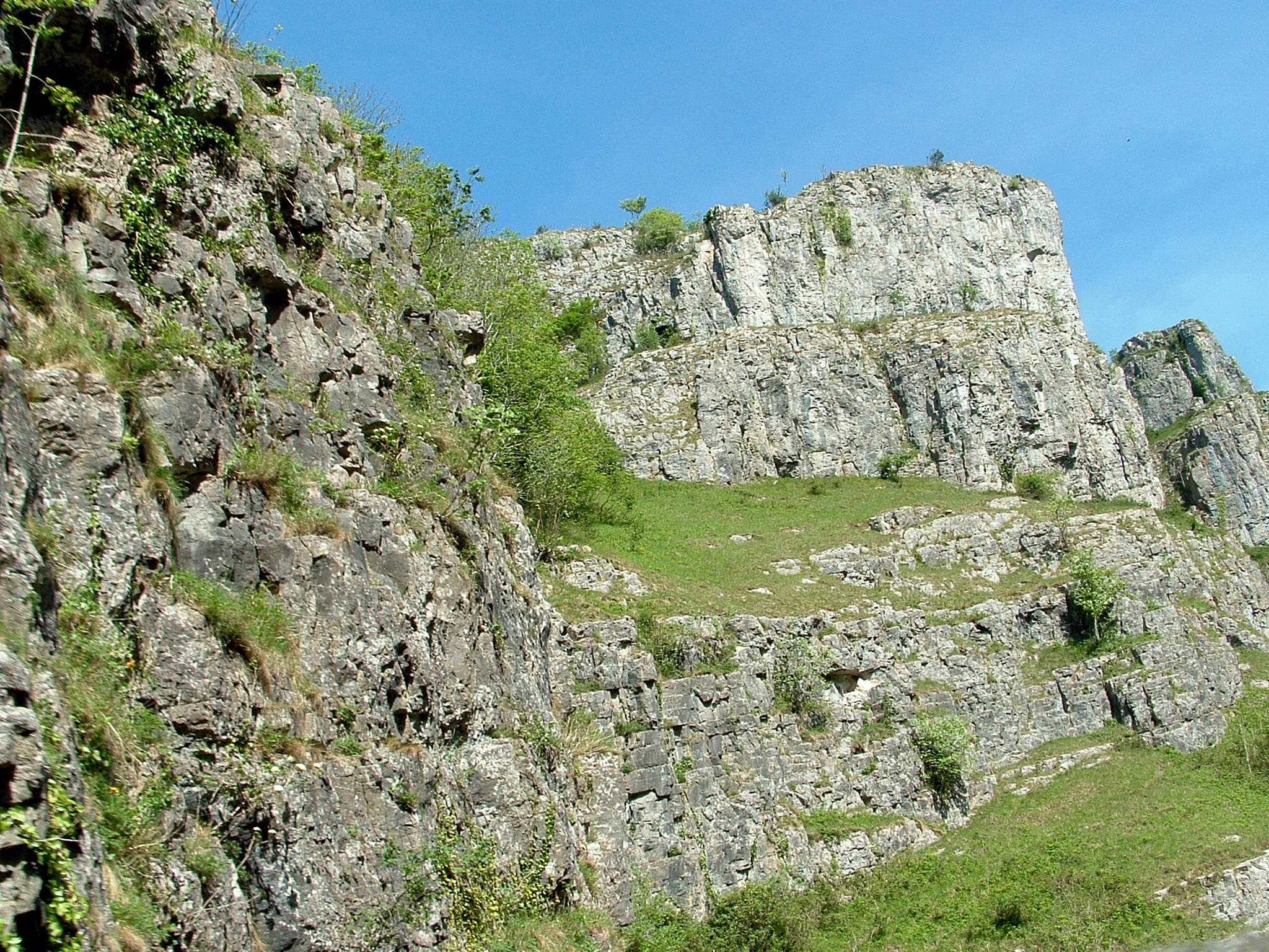 Cheddar Gorge cliffs