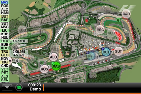F1 timing app