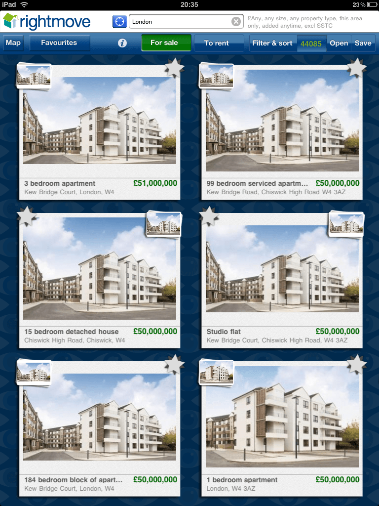 Rightmove screenshot