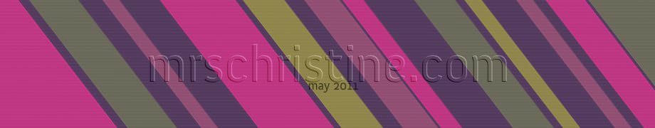 May 2011 Header - Candy stripes