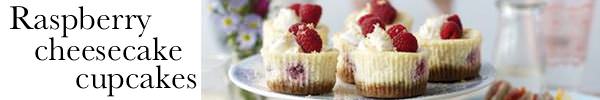 Raspberry cheesecake cupcakes