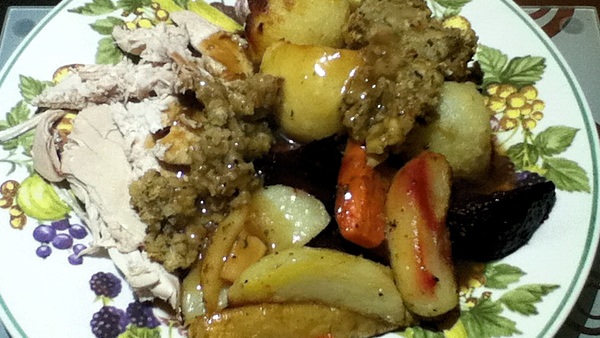 Roast chicken