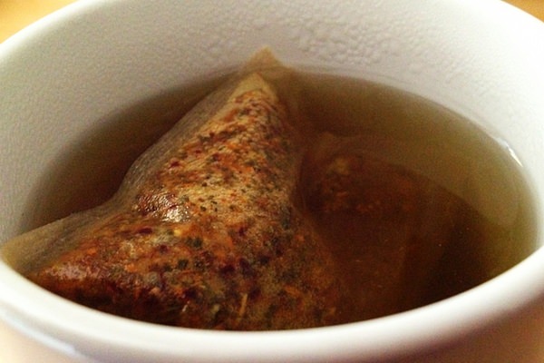 Apple and ginger tea
