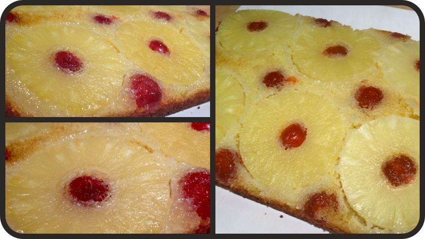 Pineapple upside down cake