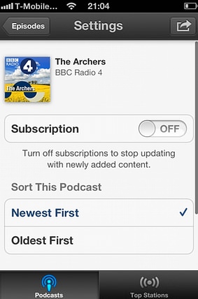 Looking forwards whilst staring backwards - Thoughts on Apple's new Podcast