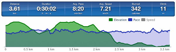 Running graph