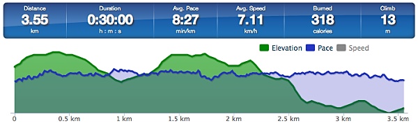 Running graph