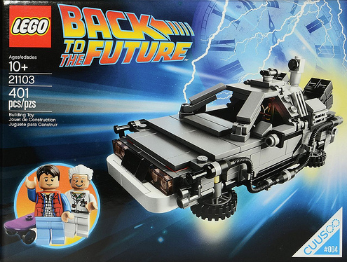Back to the Future LEGO box