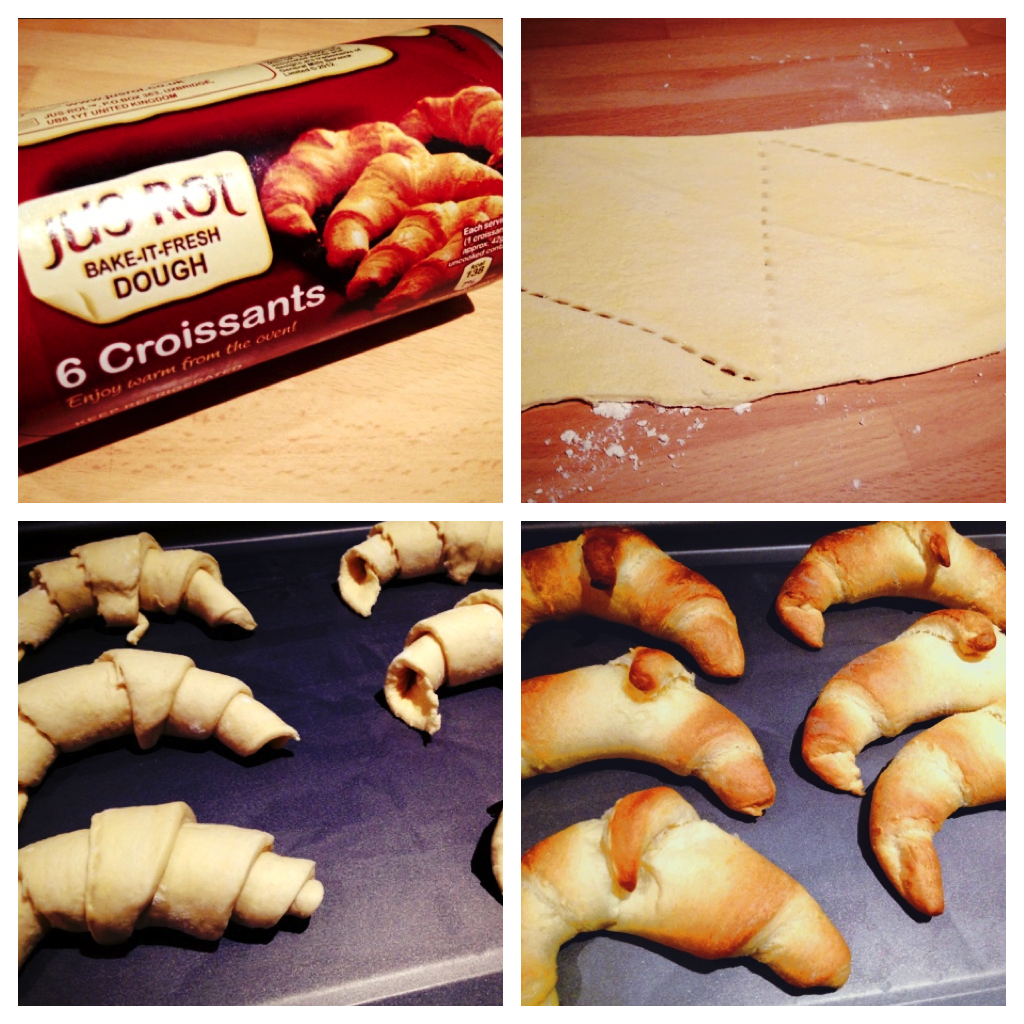 Ready-bake croissants