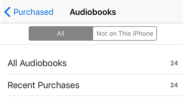 Apple finally remember they have books on tape