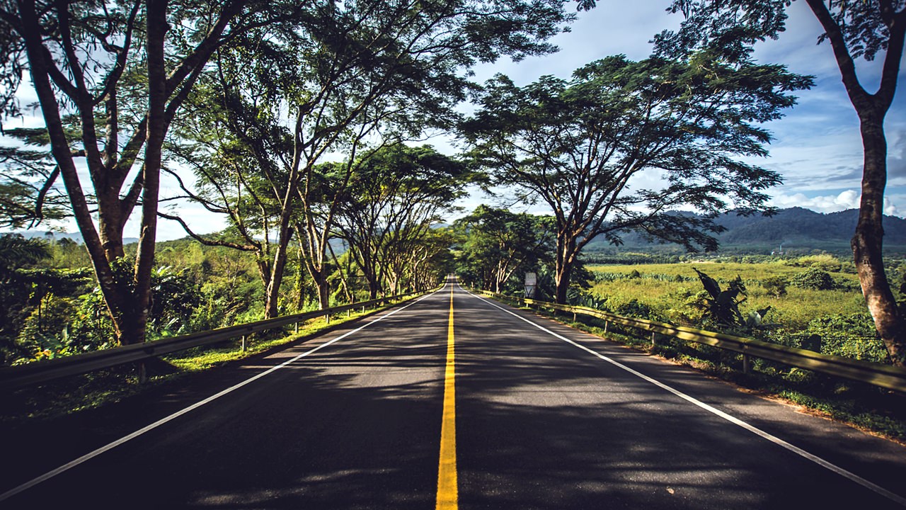 On the road